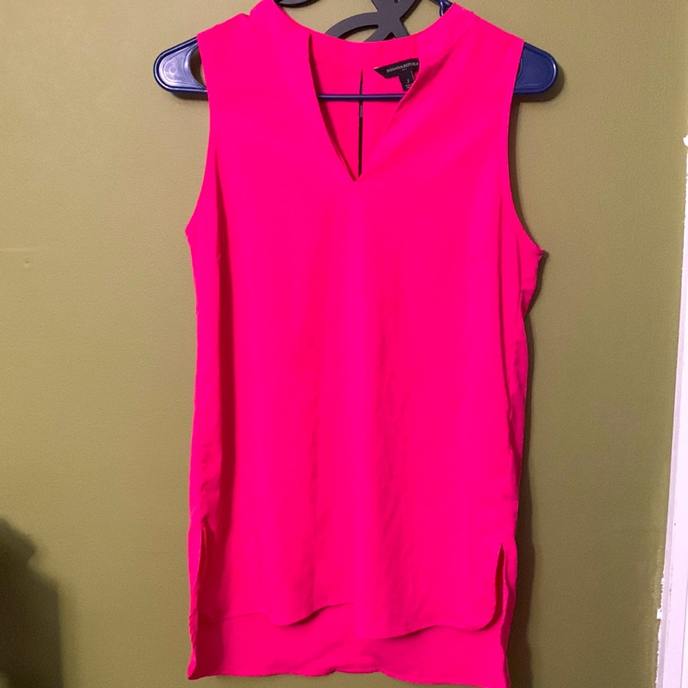 Small Hot Pink Banana Blouse
